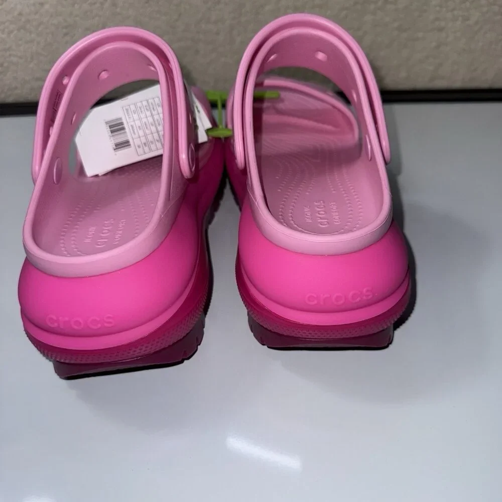 Crocs Mega Crush Women’s Size 9 Platform Sandal Bubble Pink Matte 210884-6WZ NEW - Picture 5 of 8